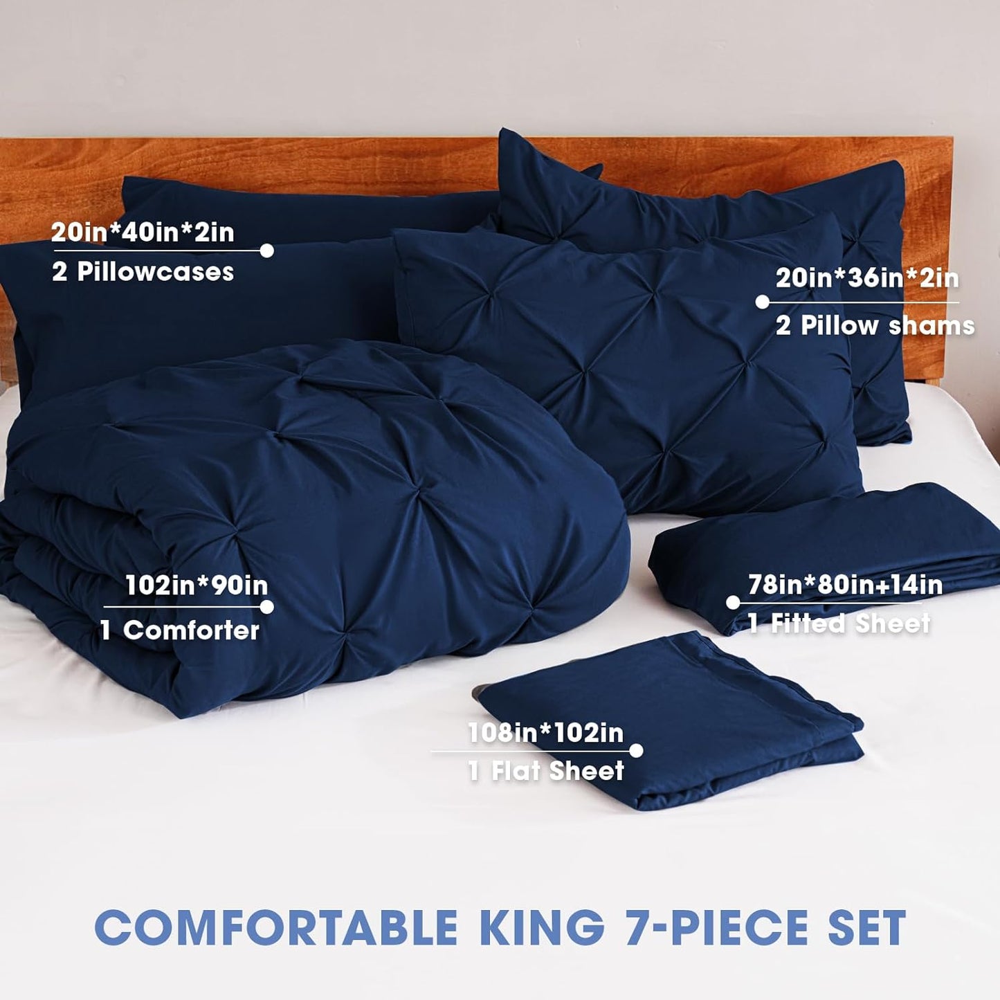 Comforter Set 7 Pieces Bedding Sets