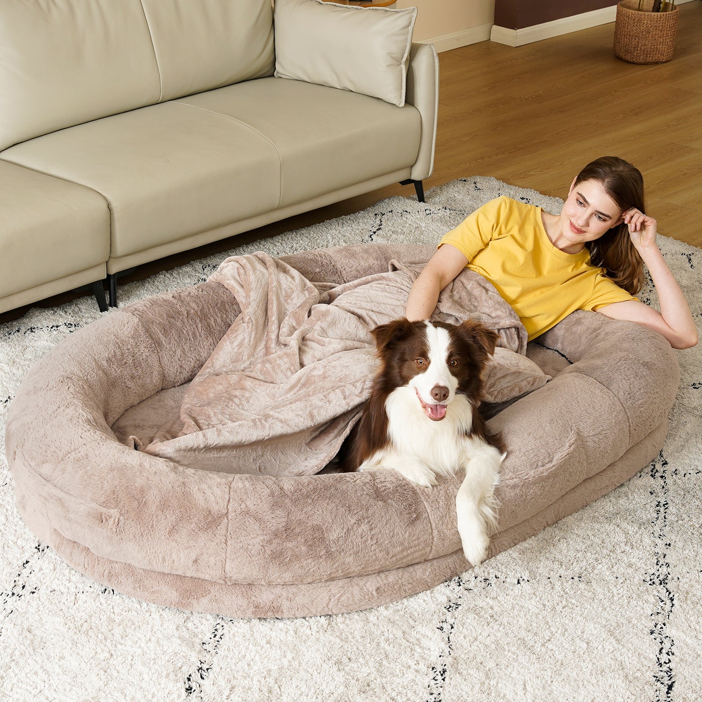 Giant Dog Bed for Adults and Pets