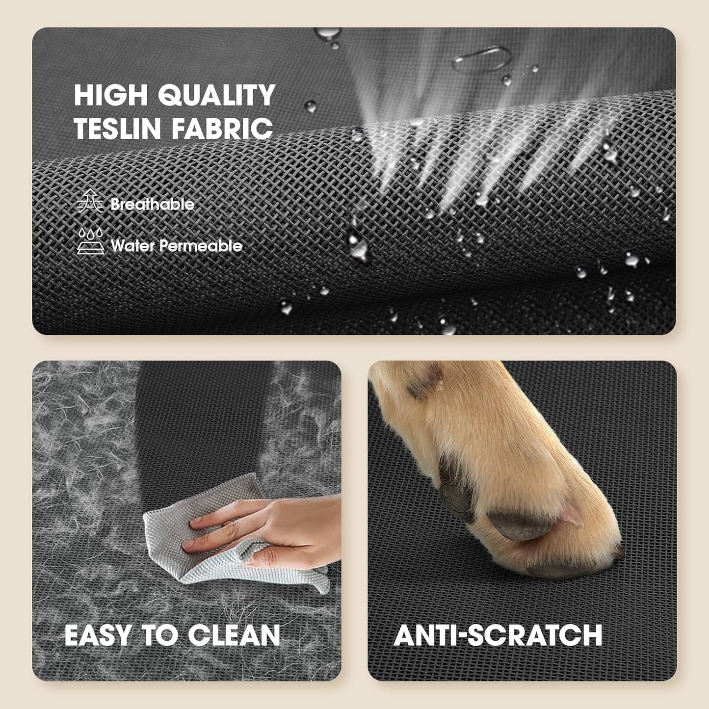 Portable Elevated Dog Bed, Raised Outdoor Dog Bed