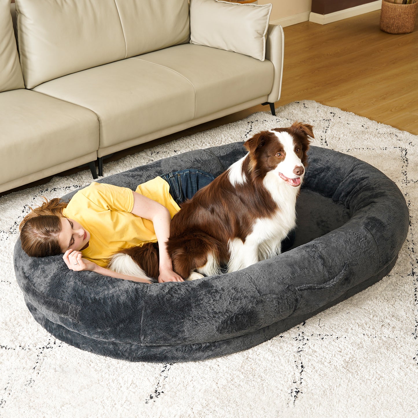 Giant Dog Bed for Adults and Pets