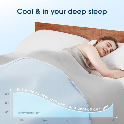 Soft Breathable Lightweight Cooling Comforter