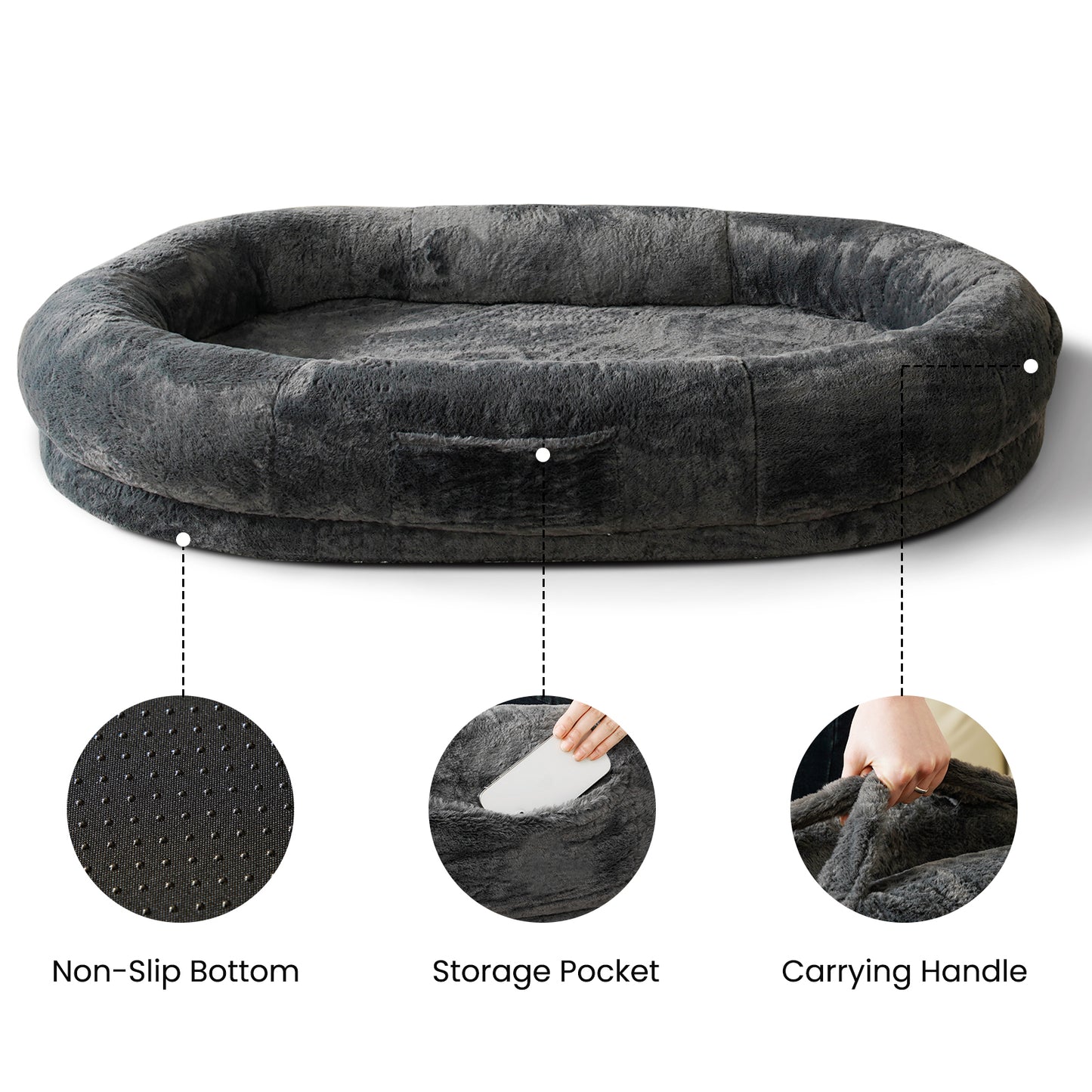 Giant Dog Bed for Adults and Pets