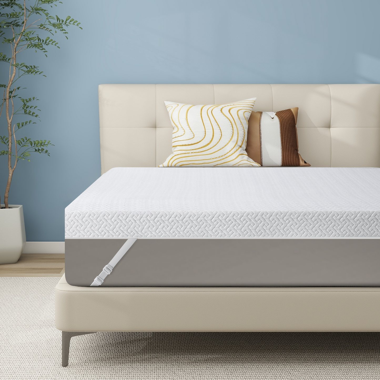 3 Inch Gel Memory Foam Mattress Topper