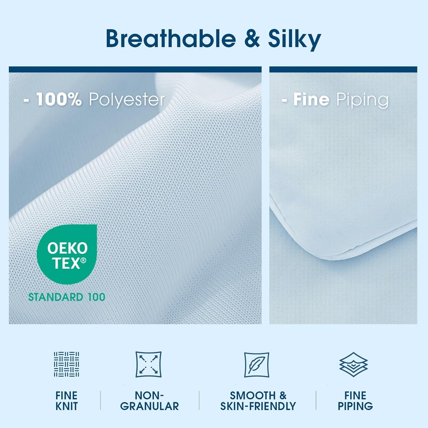 Soft Breathable Lightweight Cooling Comforter